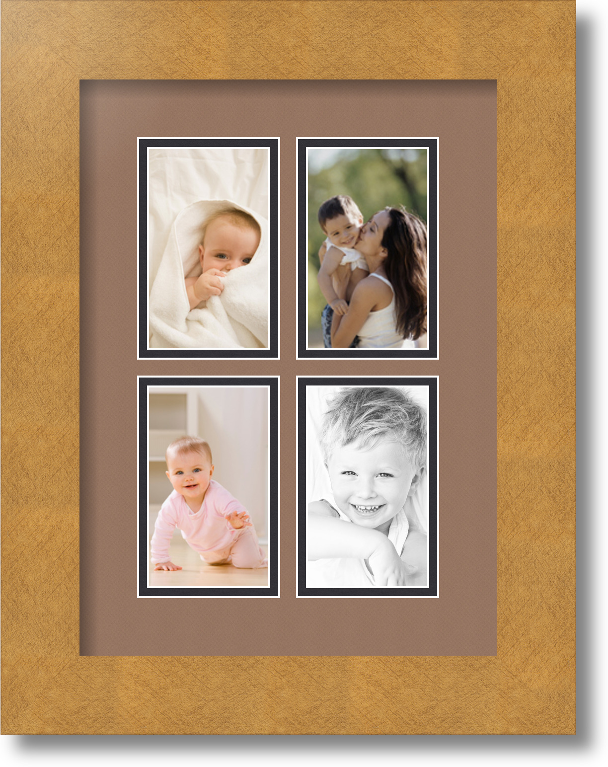 Arttoframes Collage Mat Picture Photo Frame 4 3x5 Openings In Arttoframes Collage Mat Picture Photo Frame 4 3x5